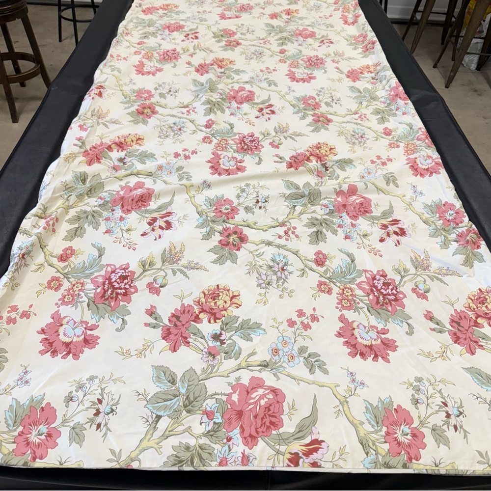 Eikei French Country Garden Toile Floral Printed 100% Cotton Duvet Cover King - Picture 4 of 16